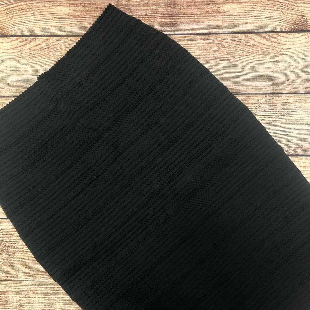 Black pencil skirt